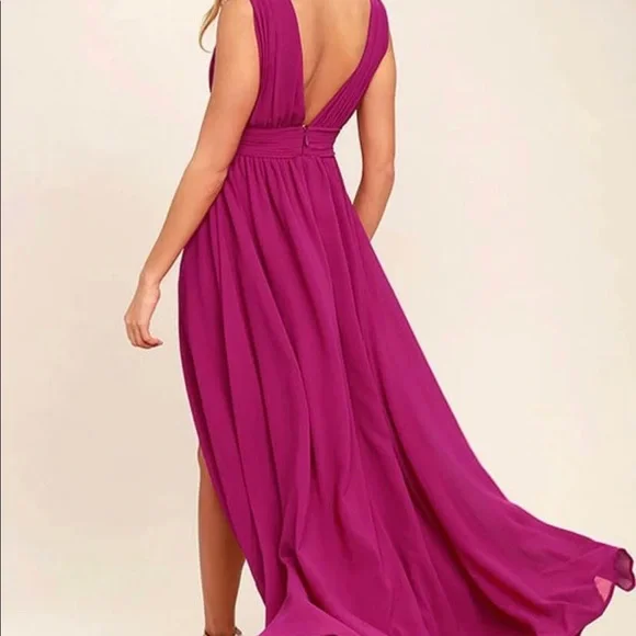 Lulus Heavenly Hues Magenta Maxi Dress - Picture 3 of 9